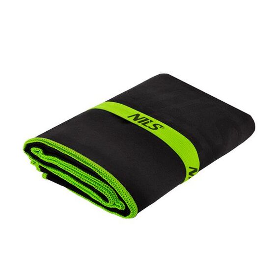 NILS NCR11 Ręcznik Z Mikrofibry 140X70 cm, Kolor: czarny, 3 zdjęcie