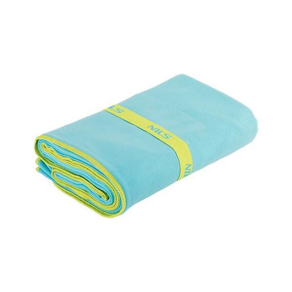 Ręcznik turystyczny szybkoschnący z mikrofirby 180x100cm NILS CAMP NCR12 niebieski, Kolor: jasnoniebieski, 3 zdjęcie