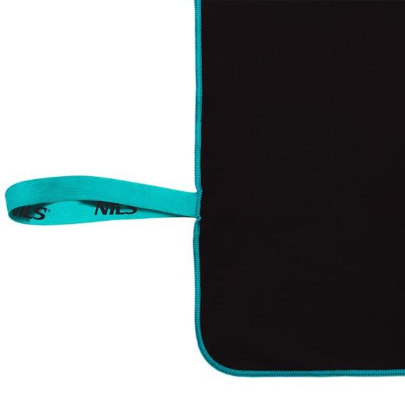 Ręcznik turystyczny szybkoschnący z mikrofirby 200x90cm NILS CAMP NCR13 czarny, Kolor: czarny, Rozmiar: 200 x 90 cm, 7 zdjęcie