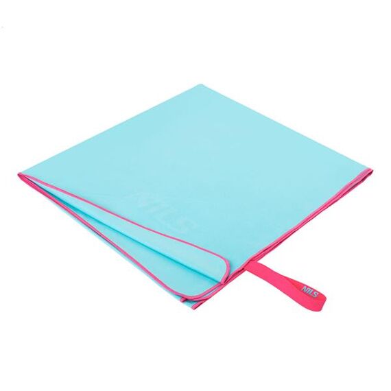 Ręcznik turystyczny szybkoschnący z mikrofirby 200x90cm NILS CAMP NCR13 jasnoniebieski, Kolor: jasnoniebieski, Rozmiar: 200 x 90 cm, 9 zdjęcie