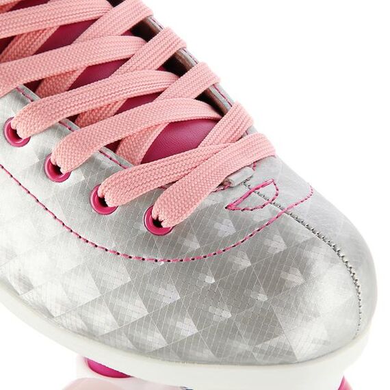 NILS EXTREME NQ14198 Srebrno-Różowe Wrotki Extreme, Kolor: srebrny, Rozmiar: 36, 15 zdjęcie