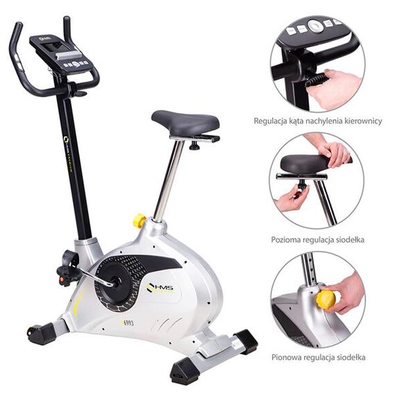 M6993 Rower Stacjonarny Magnetyczny HMS Premium, 7 zdjęcie