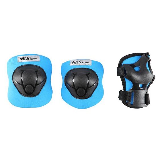 NILS EXTREME MTW01+H210 Kask Z Ochraniaczami Zestaw Extreme, Kolor: niebieski, Rozmiar: 52-56, 19 zdjęcie