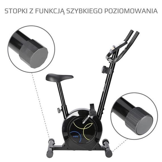 ONE FITNESS Rower Magnetyczny RM8740 Black, 2 zdjęcie