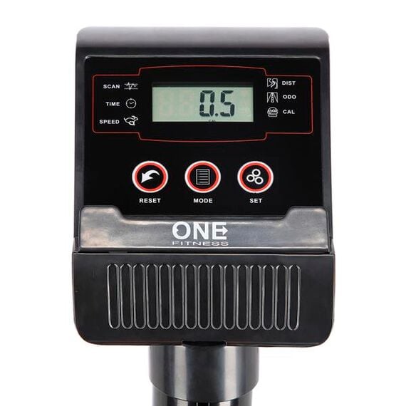 ONE FITNESS Rower Stacjonarny Mechaniczny RW3011 Black-Orange, 14 zdjęcie