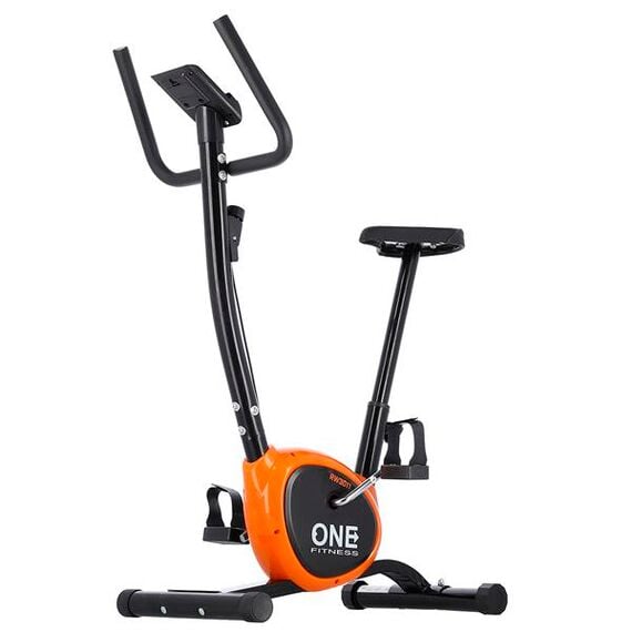 ONE FITNESS Rower Stacjonarny Mechaniczny RW3011 Black-Orange, 2 zdjęcie