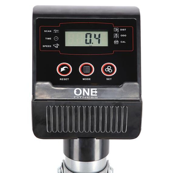 ONE FITNESS Rower Mechaniczny RW3011 Silver-Orange, 14 zdjęcie