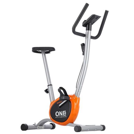 ONE FITNESS Rower Mechaniczny RW3011 Silver-Orange, 4 zdjęcie