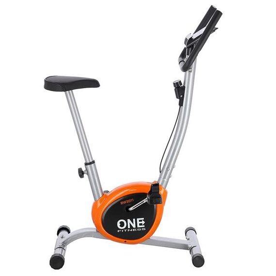 ONE FITNESS Rower Mechaniczny RW3011 Silver-Orange, 5 zdjęcie