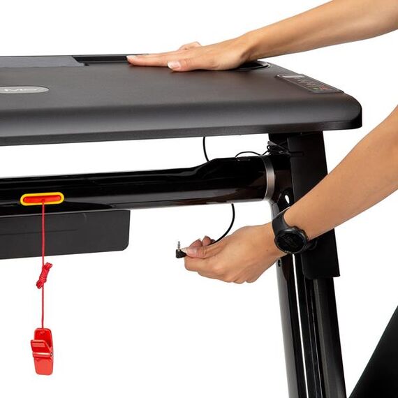 LOOP12 (2 Części) Multi Black Bieżnia Elektryczna Z Biurkiem HMS, 21 zdjęcie