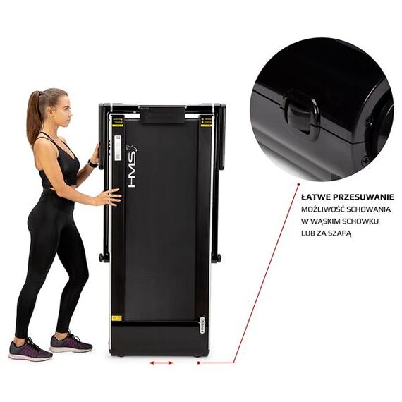 LOOP12 Black Bieżnia Elektryczna HMS, 6 zdjęcie