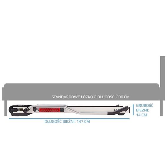 LOOP15 Bieżnia Elektryczna Do Nordic Walking HMS, 14 zdjęcie