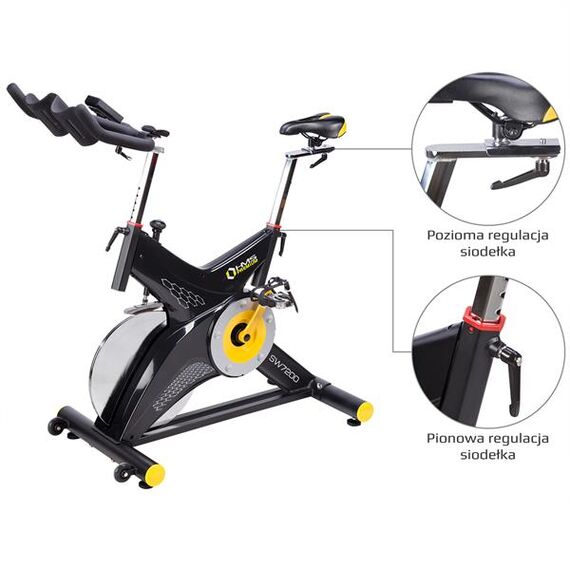 HMS PREMIUM SW7200 Rower Spiningowy 22Kg, 11 zdjęcie