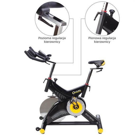 HMS PREMIUM SW7200 Rower Spiningowy 22Kg, 12 zdjęcie
