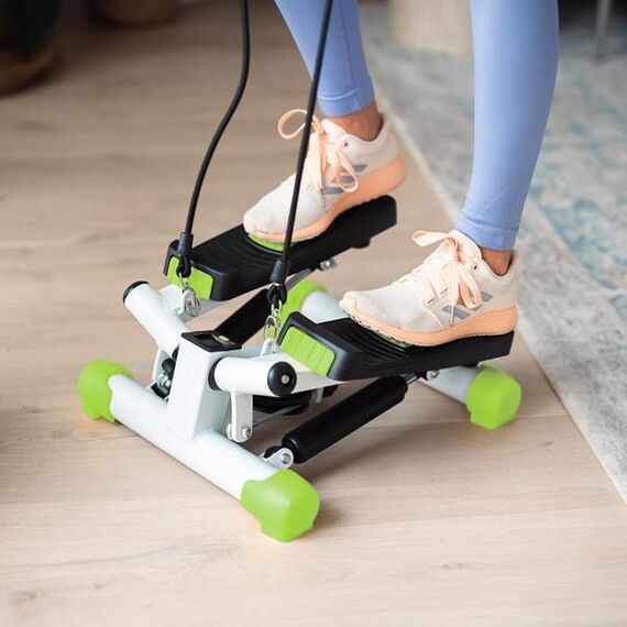 S3033 Zielony Stepper Skośny Z Linkami HMS, 9 zdjęcie