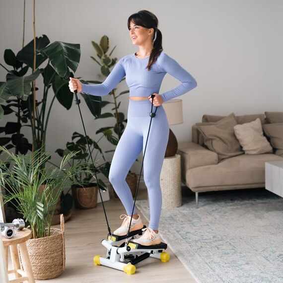 S3033 Żółty Stepper Skośny Z Linkami HMS, 11 zdjęcie