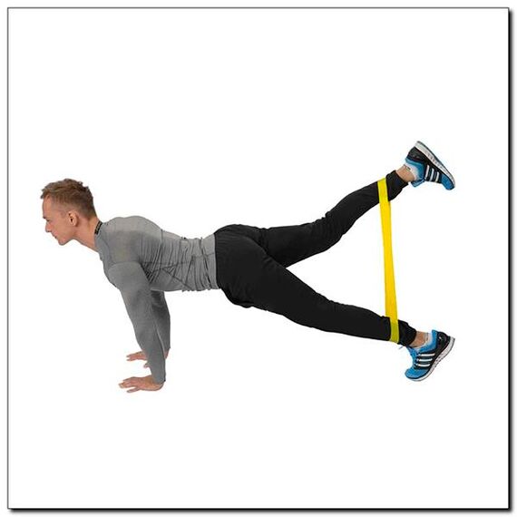 HMS GU04 Yellow 0.4 X 50 X 500 mm Guma Do Ćwiczeń, 5 zdjęcie