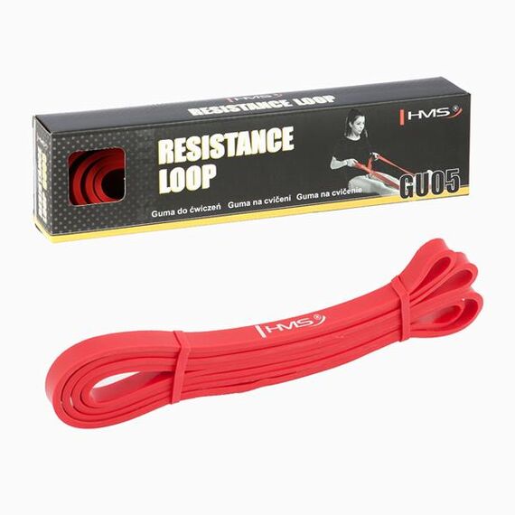 HMS GU05 Red 13 X 4.5 X 2080 mm Guma Do Ćwiczeń, Kolor: czerwony, 5 zdjęcie