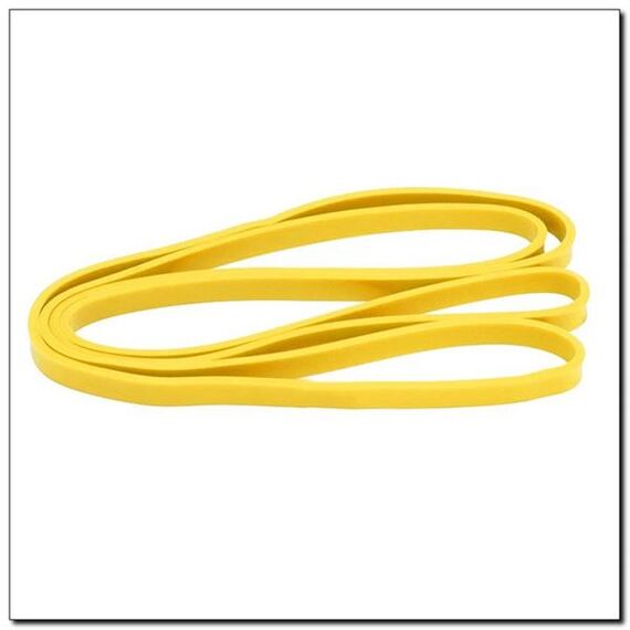 HMS YELLOW GU05 6.4 X 4.5 X 2080 mm Guma Do Ćwiczeń, Kolor: żółty, 3 zdjęcie