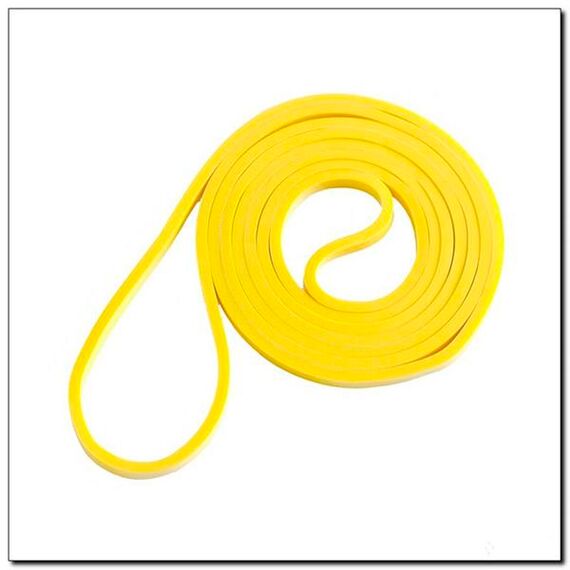 HMS YELLOW GU05 6.4 X 4.5 X 2080 mm Guma Do Ćwiczeń, Kolor: żółty, 4 zdjęcie