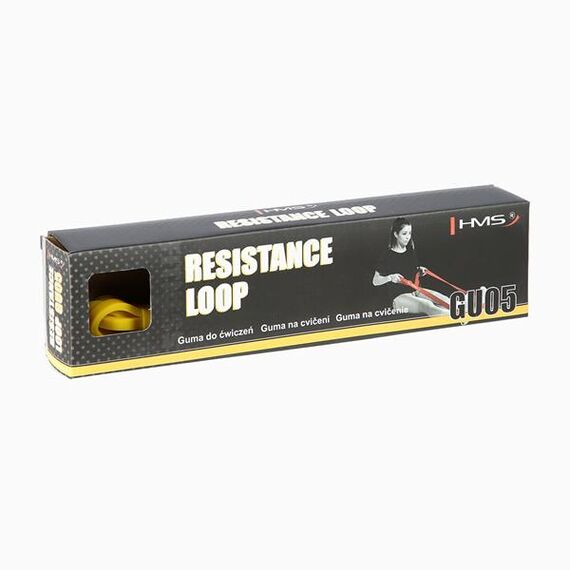 HMS YELLOW GU05 6.4 X 4.5 X 2080 mm Guma Do Ćwiczeń, Kolor: żółty, 6 zdjęcie