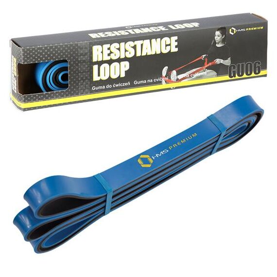 HMS GU06 Niebiesko-Czarna 21 X 5 X 2250 mm Guma Do Ćwiczeń, 5 zdjęcie