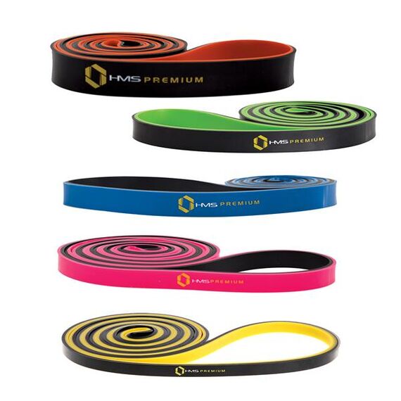 HMS PREMIUM GU06 Żółto-Czarna 9 X 5 X 2250 mm Guma Do Ćwiczeń, 7 zdjęcie