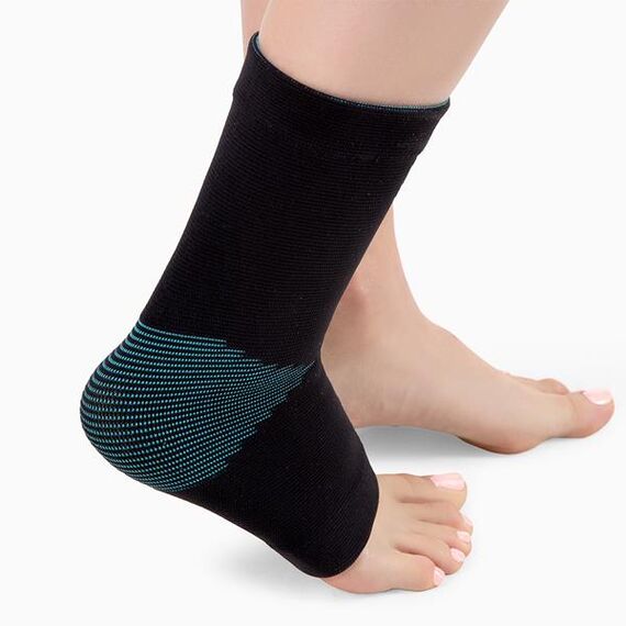 Ściągacz Na Kostkę Stabilizator Na Staw Skokowy Turkusowo-Czarny SS1525 HMS, Kolor: turkusowy/czarny, Rozmiar: XL, 2 zdjęcie