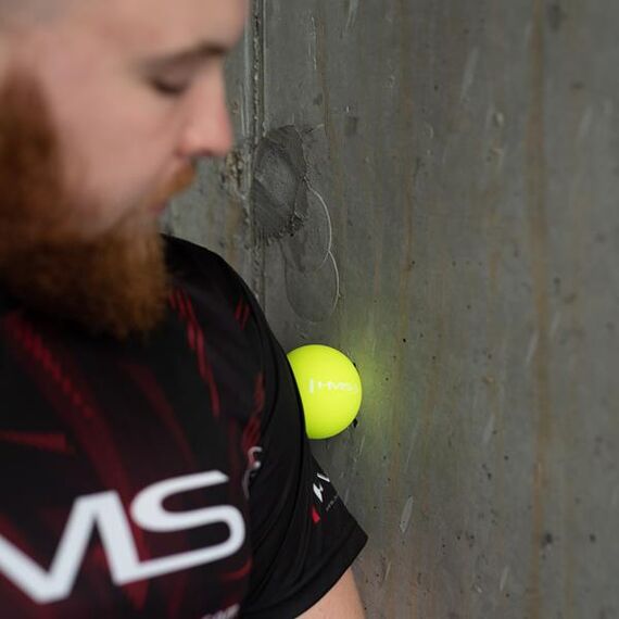 HMS BLC01 Lacrosse Pojedyncza Piłka Do Masażu, Kolor: zielony, 4 zdjęcie