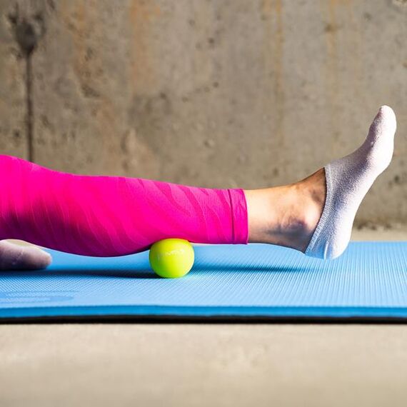 HMS BLC01 Lacrosse Pojedyncza Piłka Do Masażu, Kolor: zielony, 7 zdjęcie