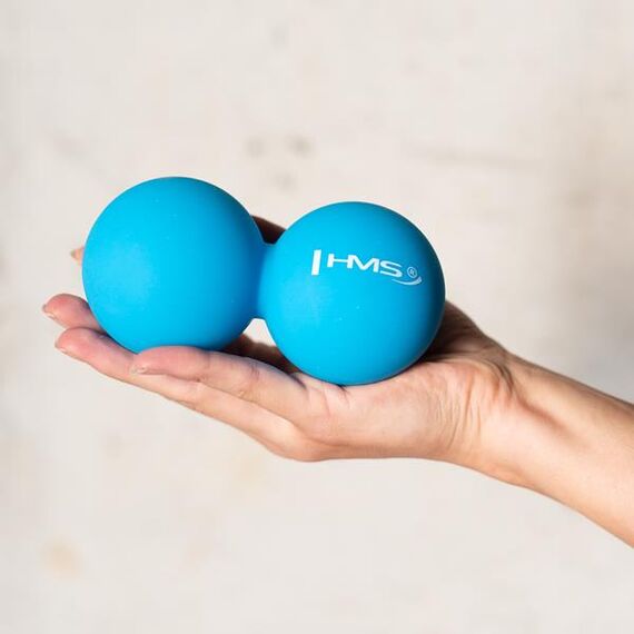 HMS BLC02 Lacrosse Podwójna Piłka Do Masażu, Kolor: niebieski, 7 zdjęcie