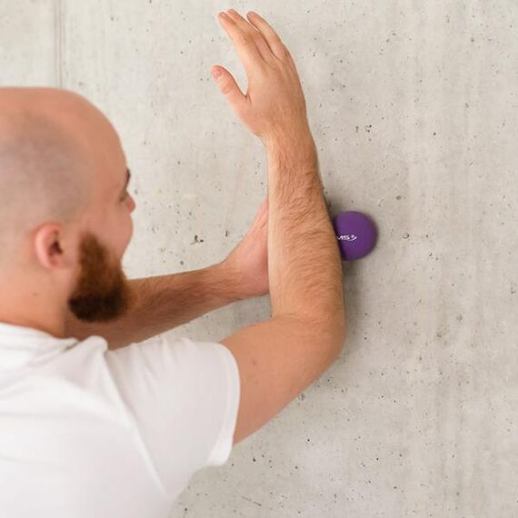 HMS BLC02 Lacrosse Podwójna Piłka Do Masażu, Kolor: fioletowy, 6 zdjęcie