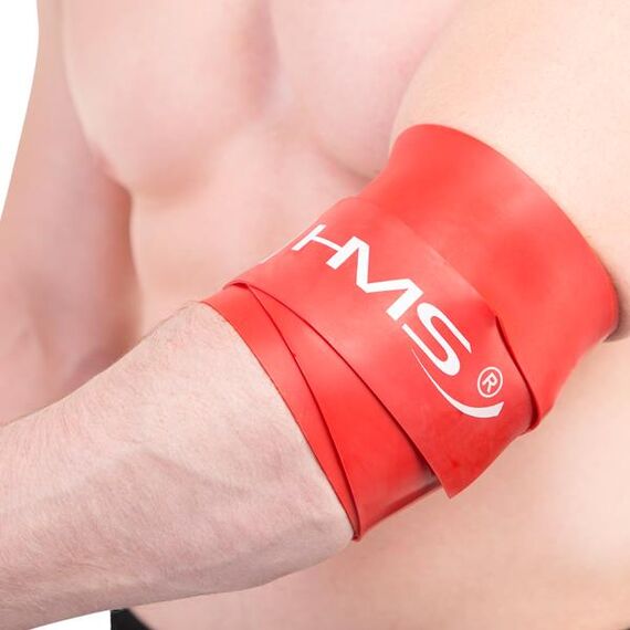 HMS FB01 Red 1.2 X 50 X 2080 mm Guma Do Ćwiczeń, 3 zdjęcie