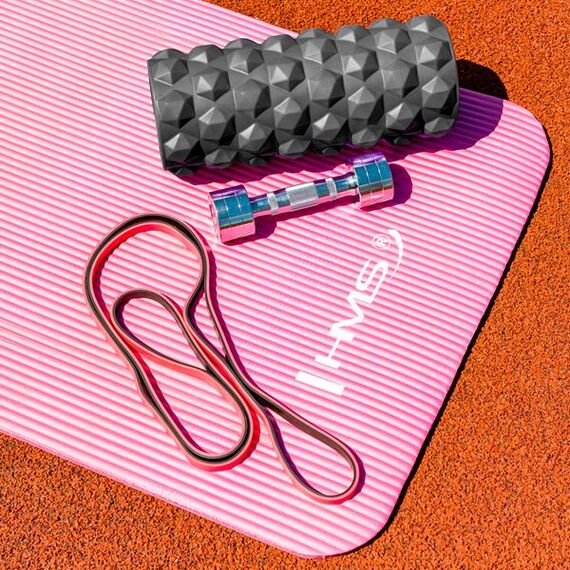 HMS wałek fitness/roller 31.5 cm FS107 czarny, Kolor: czarny, 5 zdjęcie