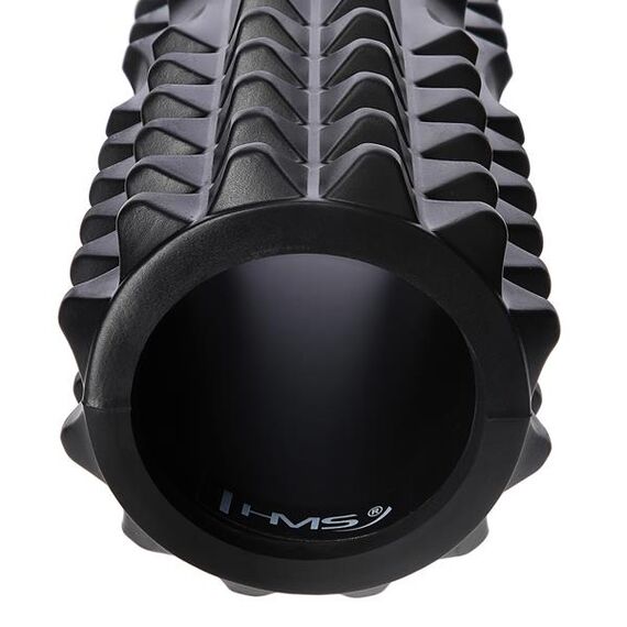 HMS roller do masażu mięśni wałek z wypustkami piankowy 33cm FS140 czarny, Kolor: czarny, Rozmiar: 33 cm, 4 zdjęcie