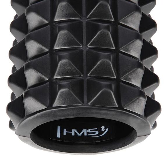 HMS roller do masażu mięśni wałek z wypustkami piankowy 33cm FS140 czarny, Kolor: czarny, Rozmiar: 33 cm, 6 zdjęcie