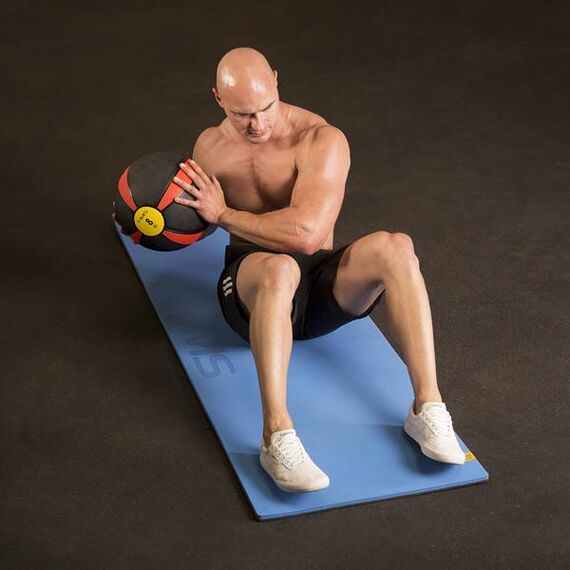 NK06 Piłka Lekarska 6 Kg HMS, 3 zdjęcie