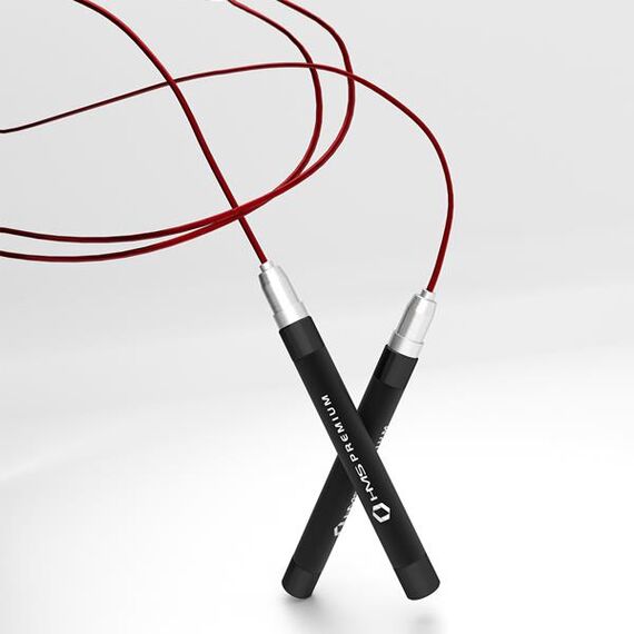 SK60 Black/Red Szybka Skakanka HMS PREMIUM, 8 zdjęcie