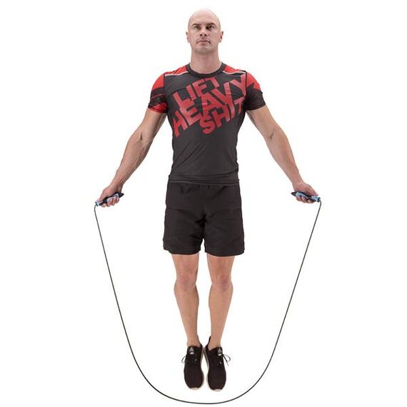 SK38 Skakanka Czarno-Niebieska 275 CM HMS, 2 zdjęcie