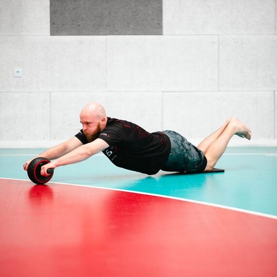 Wałek Fitness Do Ćwiczeń WA14 + Mata HMS, 6 zdjęcie