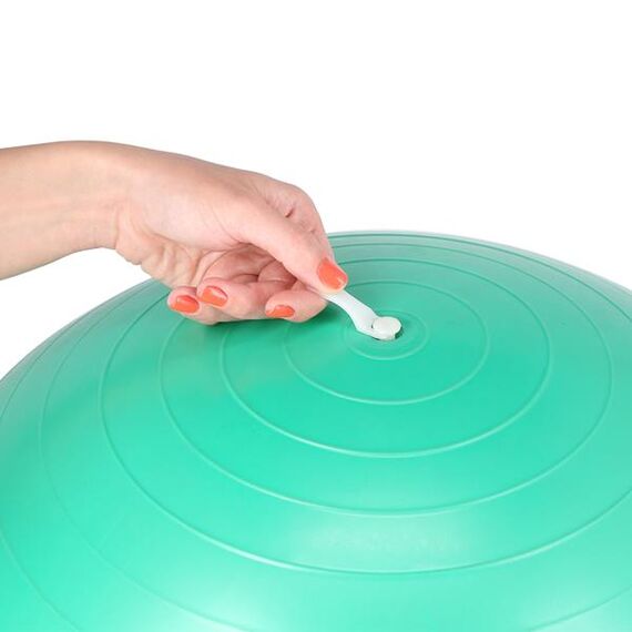 HMS YB01 piłka gimnastyczna fitness do ćwiczeń czerwona, Kolor: fioletowy, Rozmiar: 65 cm, 7 zdjęcie