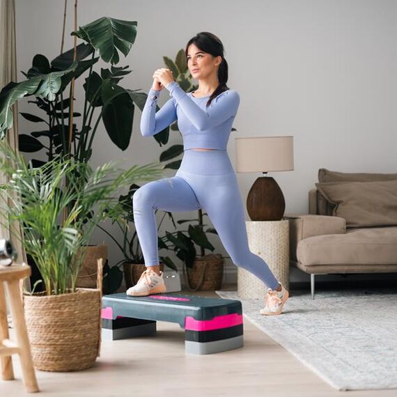 HMS AS002 Step Do Aerobiku, Kolor: różowy, 15 zdjęcie