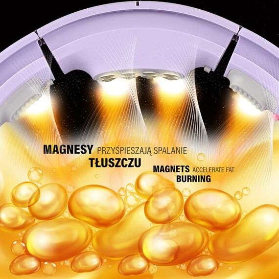 HMS HHM13 Hula Hop z Magnesami I Obciążnikiem + Licznik, Kolor: fioletowy, 4 zdjęcie