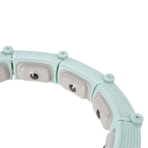 HHM14 Hula Hop Green Z Magnesami I Obciążnikiem + Licznik HMS, 17 zdjęcie