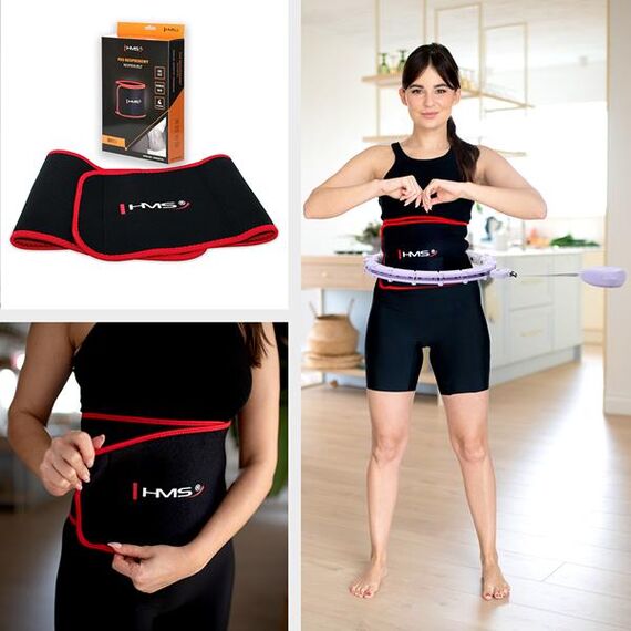 HHM14 Hula Hop Violet Z Magnesami I Obciążnikiem + Licznik HMS, 3 zdjęcie