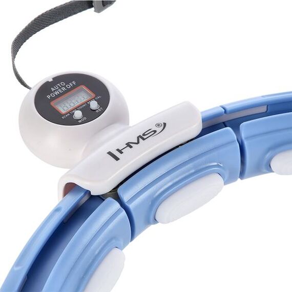HHM15 Hula Hop Blue Z Magnesem I Obciążnikiem + Licznik HMS, 16 zdjęcie