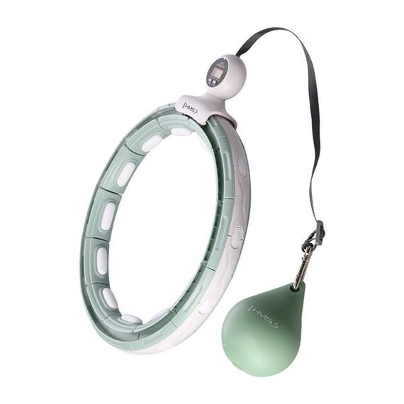 HHM15 Hula Hop Green Z Magnesem I Obciążnikiem + Licznik HMS