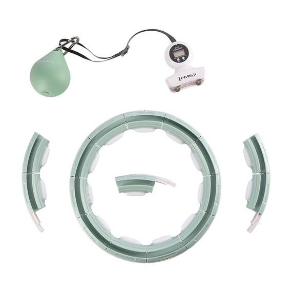 HHM15 Hula Hop Green Z Magnesem I Obciążnikiem + Licznik HMS, 15 zdjęcie