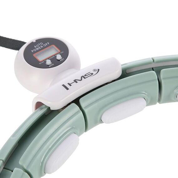 HHM15 Hula Hop Green Z Magnesem I Obciążnikiem + Licznik HMS, 16 zdjęcie