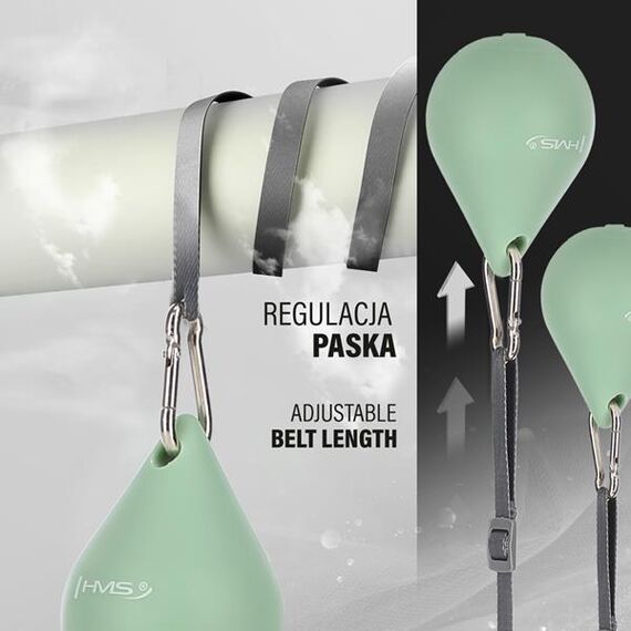 HHM15 Hula Hop Green Z Magnesem I Obciążnikiem + Licznik HMS, 6 zdjęcie